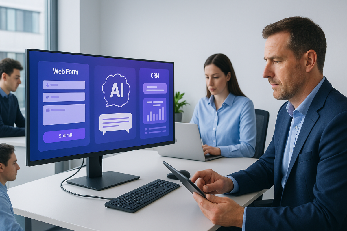 Automated lead management dashboard for Irish accountants