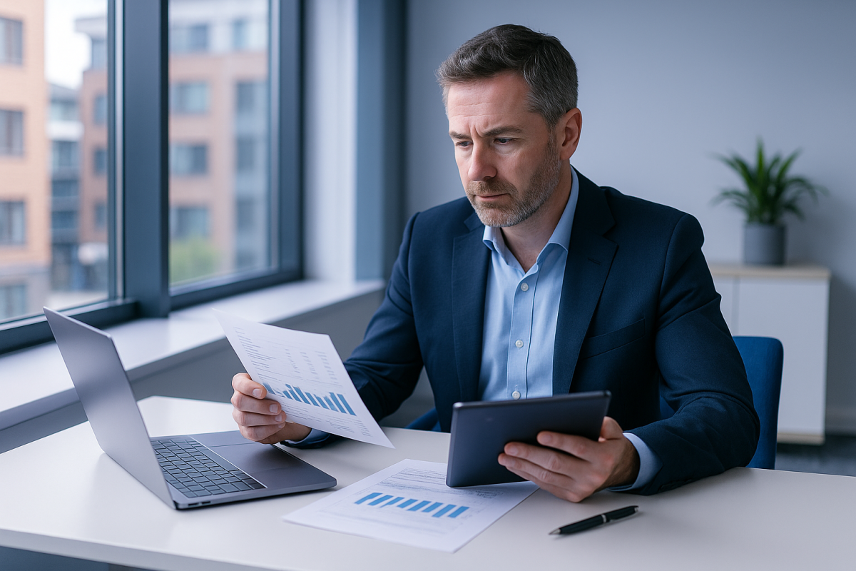 AI automation dashboard for Irish SME accountants