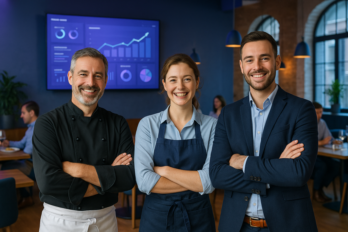 AgentHub.ie AI chatbot assisting Irish restaurant customer online
