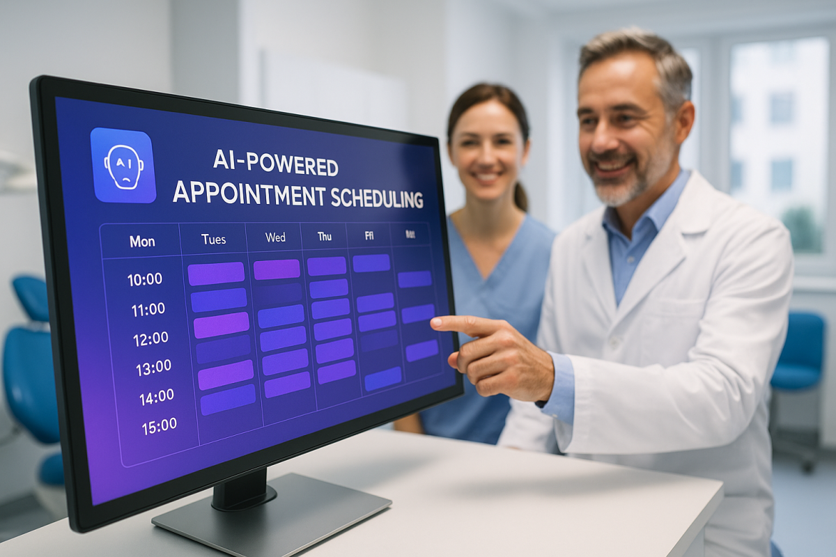 AgentHub.ie AI chatbot assisting dental patients in Ireland