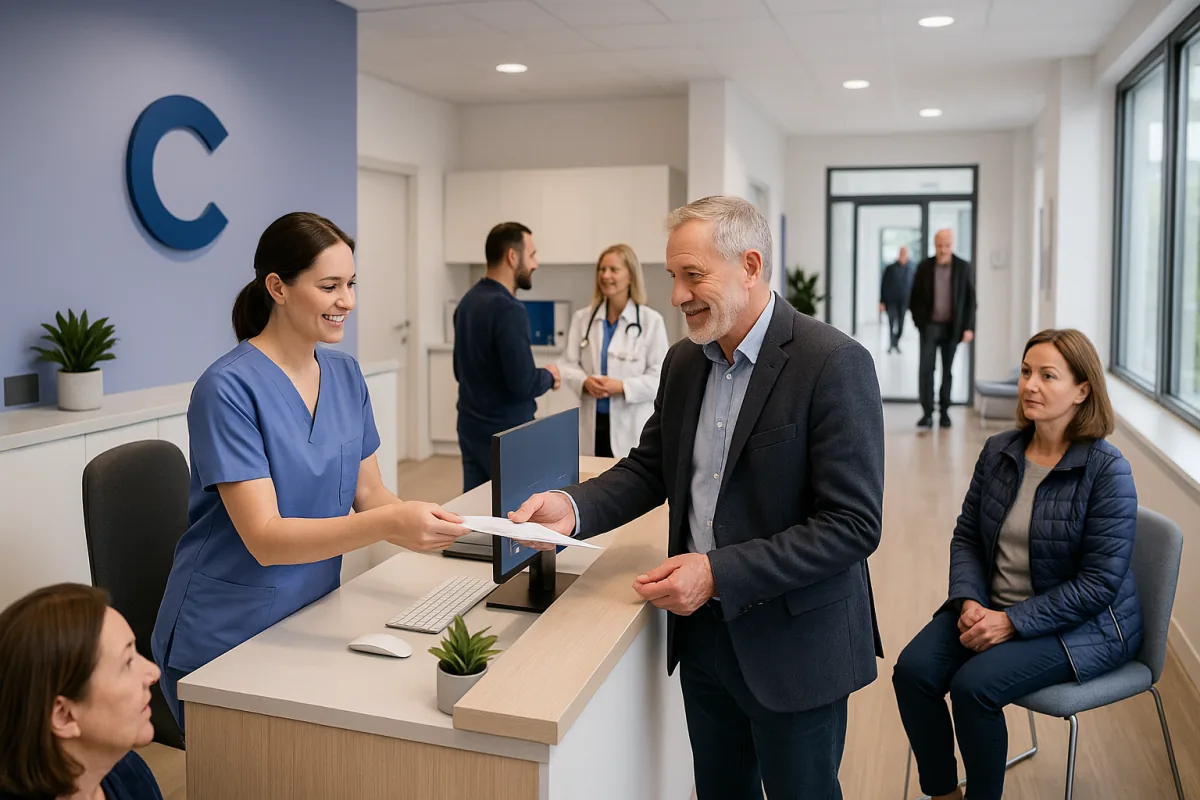 AI-powered agent automating appointment scheduling for Irish GP clinic