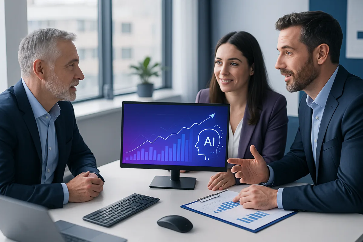 Irish financial services team using AI automation software