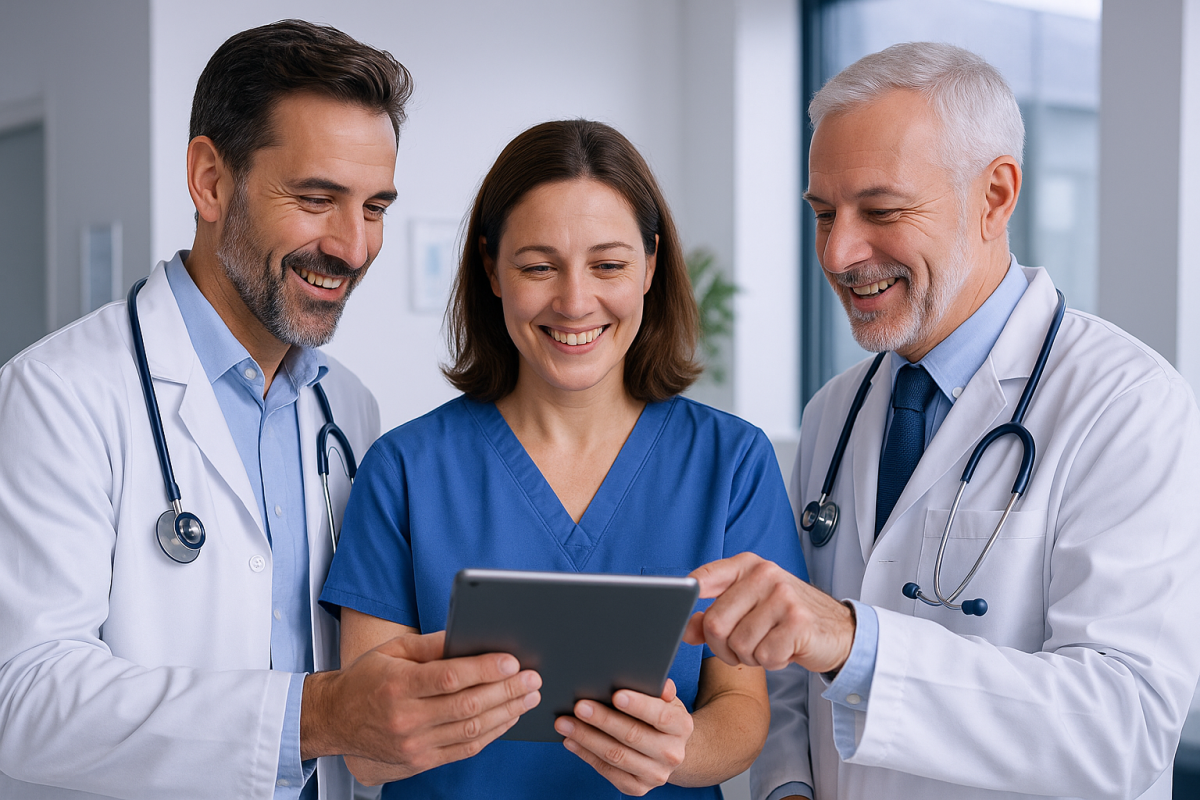Irish GP team using automated appointment system
