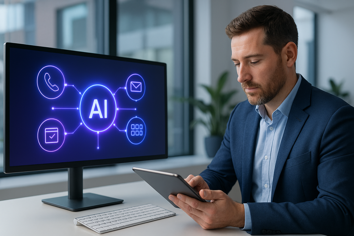 AI email management agent sorting enquiries for an Irish estate agency