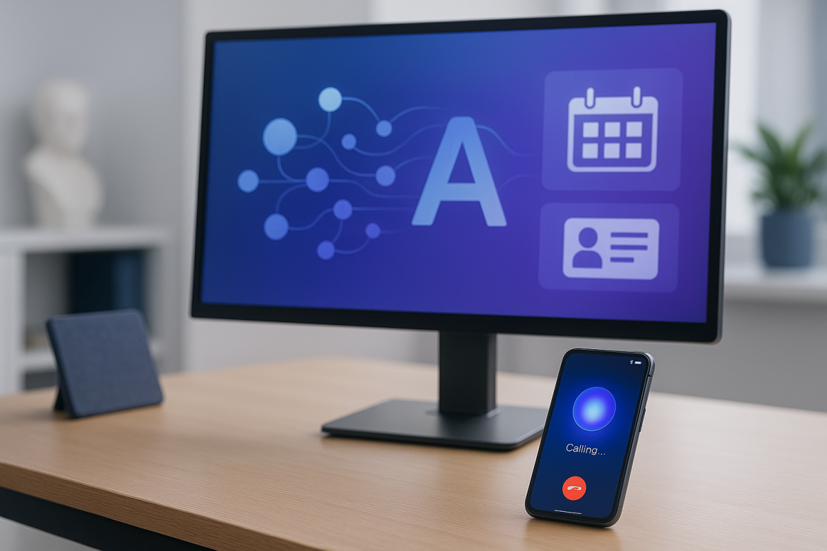 AI receptionist for Irish solicitors capturing structured client messages