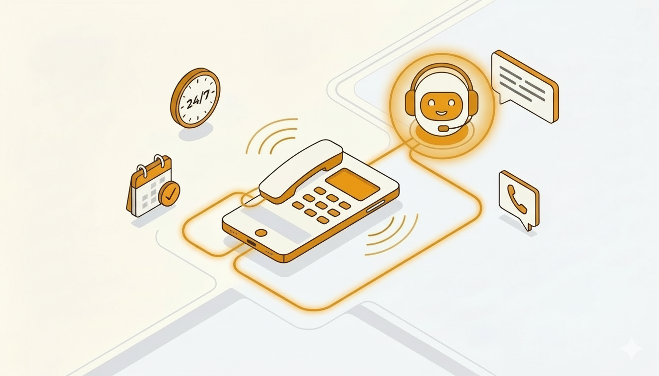 AI Receptionist — 24/7 voice AI agent for business