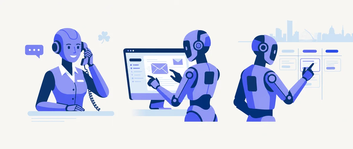 AI agents for Irish businesses — phone, email, and leads automation
